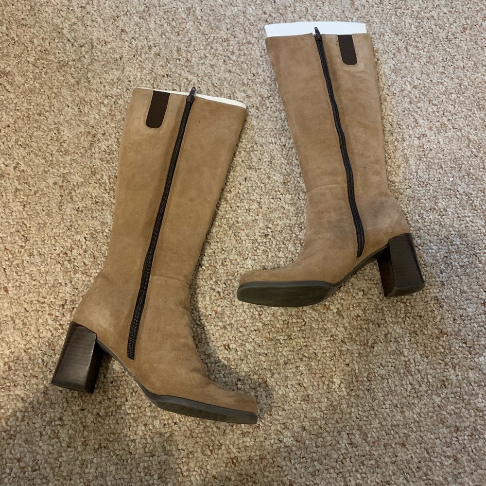 🍎LAST DAY 9/28🍎Brown Suede Riding Boots Size 6 1/2